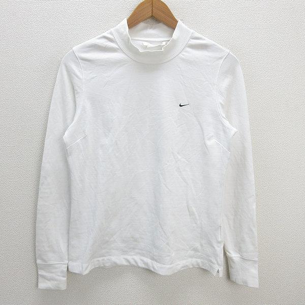 【美品】NIKEGOLF　モックネックシャツ s□ナイキ/NIKE GOLF モックネックシャツ/ストレッチ/ゴルフウェア【L