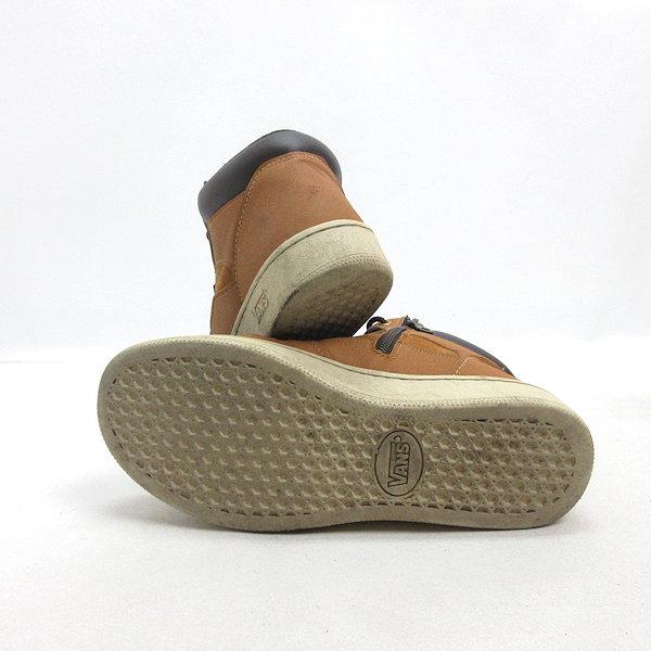 s□【27.5cm】バンズ/VANS スエード ブーツスニーカー□茶系 s□【27.5cm】バンズ/VANS スエード ブーツスニーカー□茶系