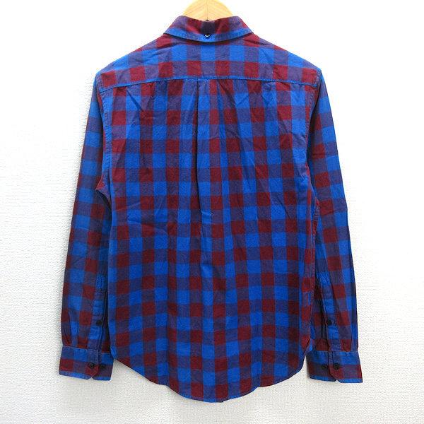 k□エルエルビーン/L.L.Bean ブロックチェック柄 長袖ボタン k□エルエルビーン/L.L.Bean ブロックチェック柄 長袖ボタン