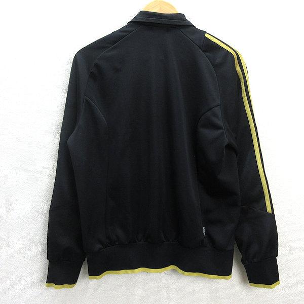y□アディダス/ADIDAS ゴールドライン トレーニングジャージ□黒 y□アディダス/ADIDAS ゴールドライン トレーニングジャージ□黒