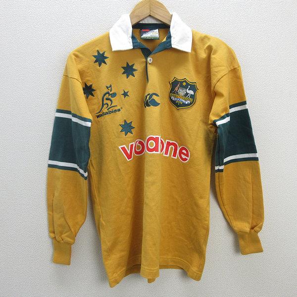 CANTERBURY オレンジ 長袖 ラガーシャツ L カンタベリー ラガーシャツ 長袖 メンズ ユニセックス canterbury 2.5