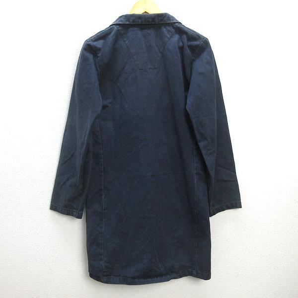 H■ズッカ/zucca TRAVAIL シングルボタンコート/コットン【1】紺/MENS/レディース向き■34【中古】｜1976maniraizu｜03