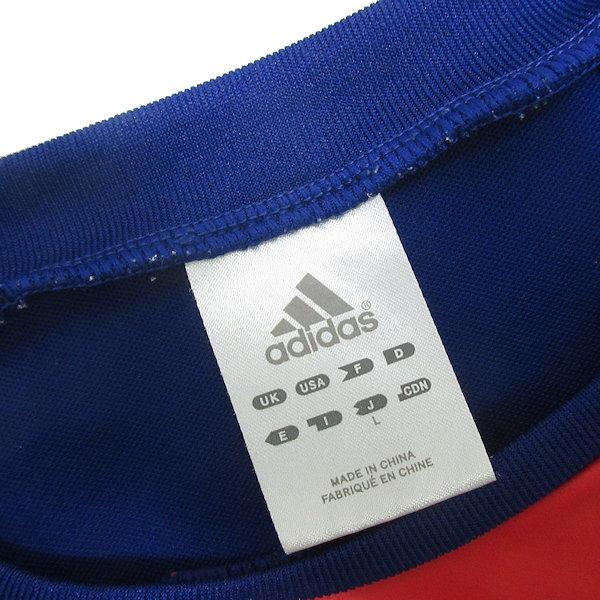 Q■adidas社製■サッカー日本代表 2009レプリカユニホーム/応援グッズ■青【メンズL】MENS/14【中古】｜1976maniraizu｜03