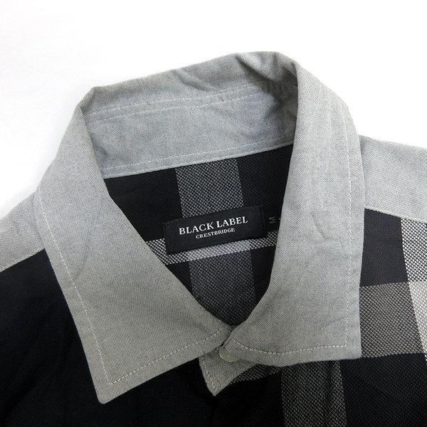 BLACK LABEL CRESTBRIDGE CBチェック 長袖シャツ L シャドークレストブリッジチェックシャツ（カジュアルシャツ