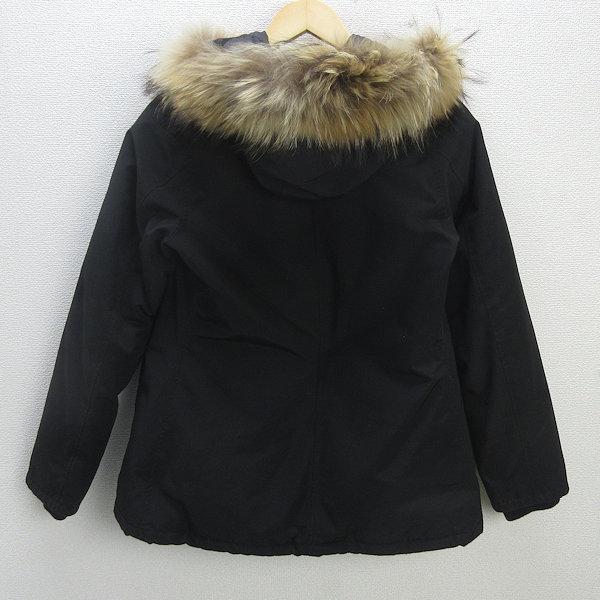 H■ユナイテッドアローズ/UNITED ARROWS GLR SPORTING＆STYLE リアルファー付き ダウンジャケット【40】黒/LADIES■22【中古】｜1976maniraizu｜03