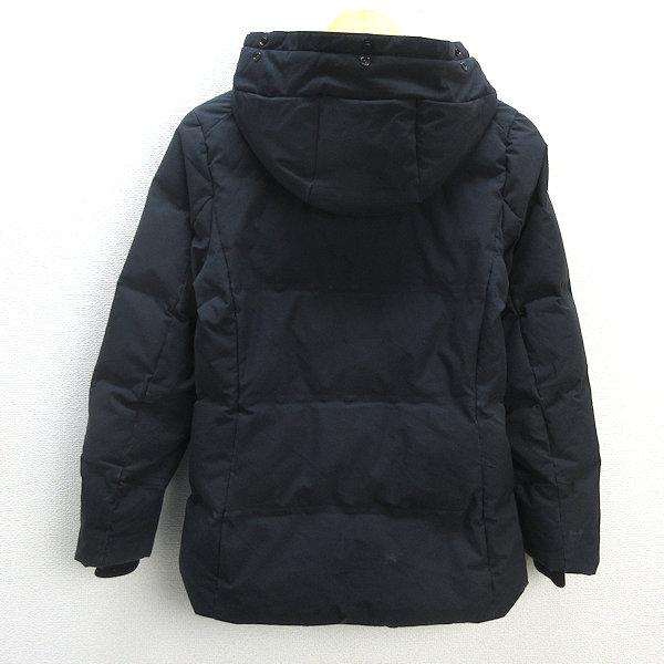Q□ユニクロ/UNIQLO フーディー シームレスダウンジャケット□紺 Q□ユニクロ/UNIQLO フーディー シームレスダウンジャケット□紺