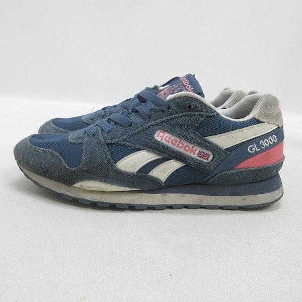 G 【25cm】リーボック/REEBOK GL3000 CLASSIC スニーカー 青系/men's/20【中古】 : マニライズ ユーズド ...