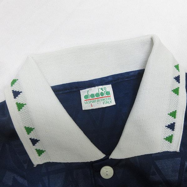 ディアドラ　ヴィンテージ　ゲームシャツ 楽天市場】H□90s□ディアドラ/DIADORA 総柄 半袖ゲームシャツ