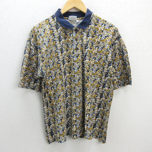 G□イタリア製□トラサルディ/TRUSSARDI 半袖ポロシャツ/コットン【L