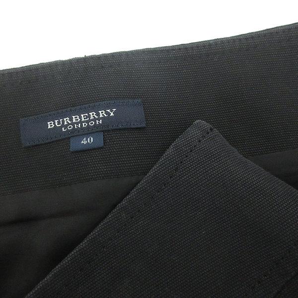 G□バーバリー/Burberry LONDON スカート/スリット入り【40】黒 G□バーバリー/Burberry LONDON スカート/スリット入り【40】黒