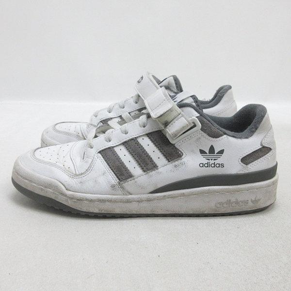 Q 【27cm】アディダス/ADIDAS フォーラム ロー FORUM LOW レザースニーカー 白MENS/10【中古】 : 24-12 ...