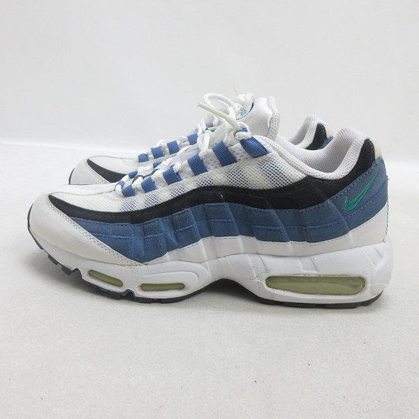 Q■【 28.5cm 】ナイキ/NIKE AIRMAX95 609048-102ラニングシューズ■白/MENS/3【中古】