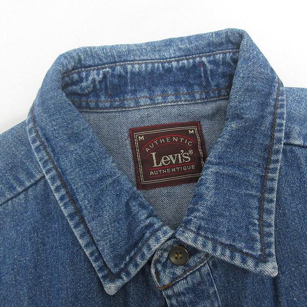 G□リーバイス/Levi's AUTHENTIC デニム/ダンガリーシャツ【M G□リーバイス/Levi's AUTHENTIC デニム/ダンガリーシャツ【M