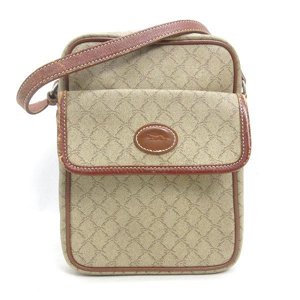 H□フランス製□ロンシャン/Longchamp PVCレザー ミニショルダーバッグ 