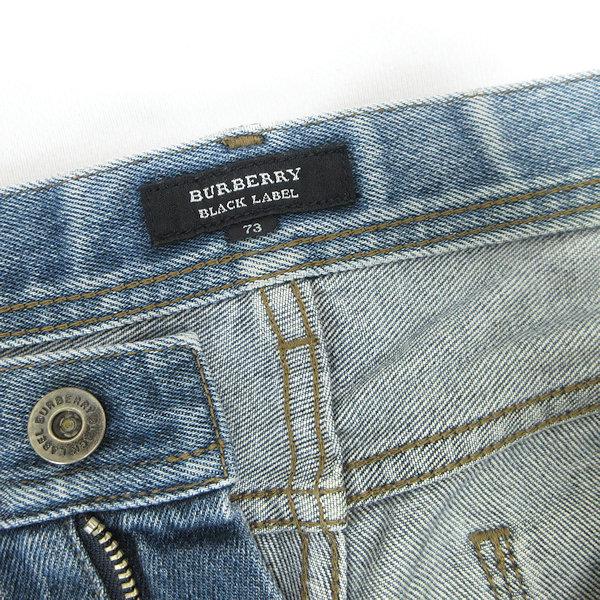 Q□バーバリー/BURBERRY BLACK LABEL デニムパンツ/スリムフィット