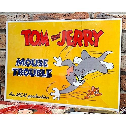 Tom Jerry トムとジェリー グッズ 台紙付きポスター 壁飾り La0046 アメリカン雑貨 インテリア 1985 通販 Yahoo ショッピング