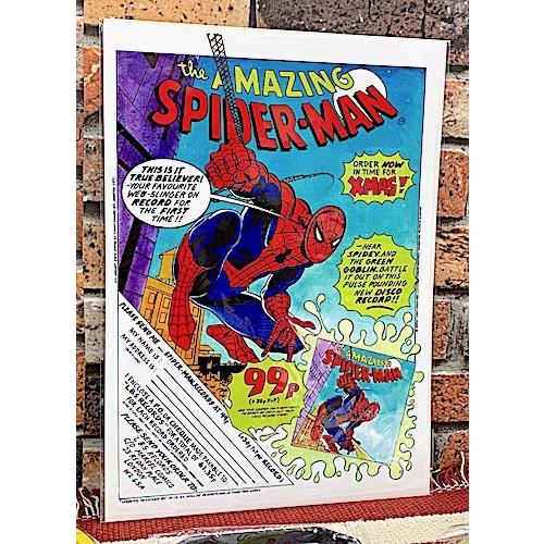 Marvel マーベル グッズ 台紙付きポスター 壁飾り Spiderman スパイダーマン La0049 アメリカン雑貨 インテリア 1985 通販 Yahoo ショッピング