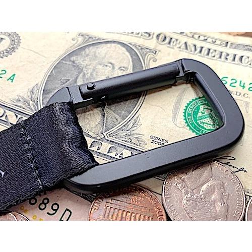 アメリカン雑貨 カラビナ ナイロンベルトキーホルダー JACK DANIEL'S