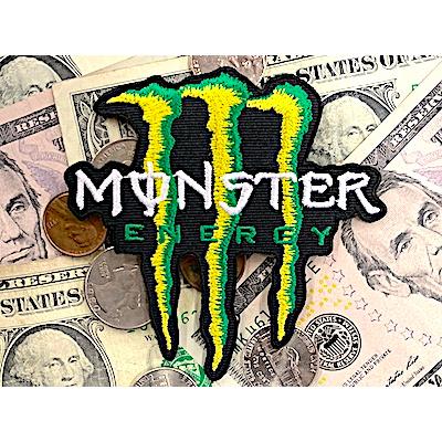 アメリカン雑貨 ワッペン アップリケ MONSTER ENERGY Aタイプ