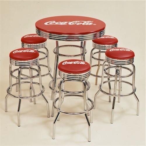 コカコーラ Coca Cola カウンター バーチェアー イス PJ0012 コカコーラ Coca Cola カウンター バーチェアー イス PJ0012