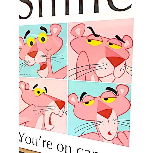 ピンクパンサー グッズ アメリカン雑貨 プラスチックサインボード Pink Panther Smile ポスター 看板 壁掛け 店舗 ガレージ ディスプレイ Se0590 アメリカン雑貨 インテリア 1985 通販 Yahoo ショッピング