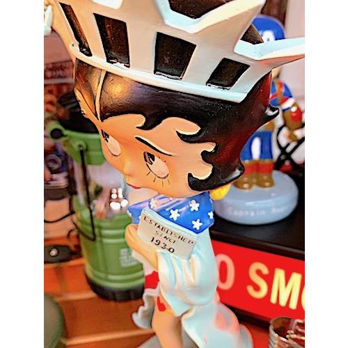 ベティちゃん グッズ アメリカン雑貨 Betty Boop フィギュア DOLL LIBERTY ベティブープ ベティーちゃん 自由の女神 置物  インテリア ギフト プレゼント