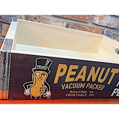 ミスターピーナッツ グッズ アメリカン雑貨 Mr.PEANUT WOODEN CRATE