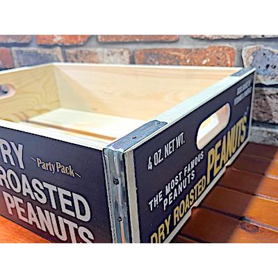 ミスターピーナッツ グッズ アメリカン雑貨 Mr.PEANUT WOODEN CRATE