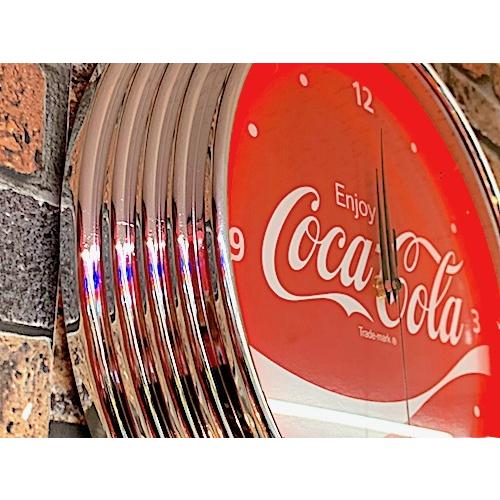 コカコーラ グッズ アメリカン雑貨 NEON CLOCK SINGLE Coca Cola RED