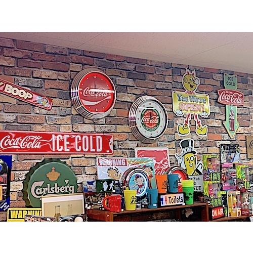 コカコーラ グッズ アメリカン雑貨 NEON CLOCK SINGLE Coca Cola GREEN 