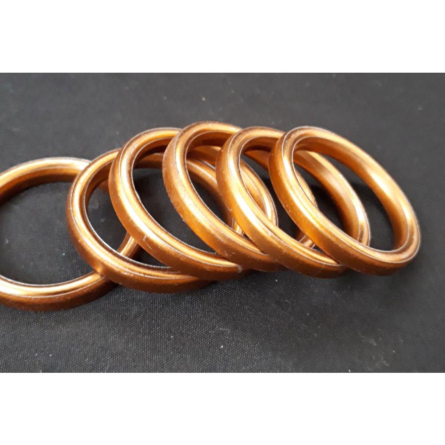 マフラーガスケット 平型20枚 銅色ワッシャー CBX400F,CBR400F