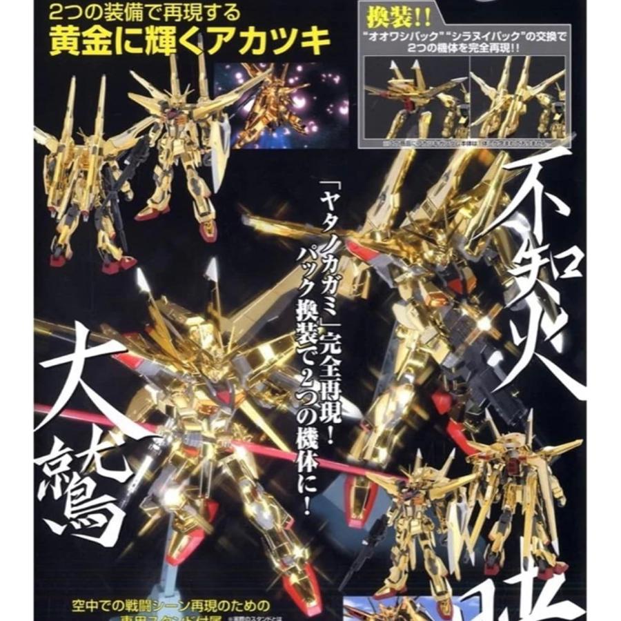 1/100 アカツキガンダム オオワシパック シラヌイパック フルセット 