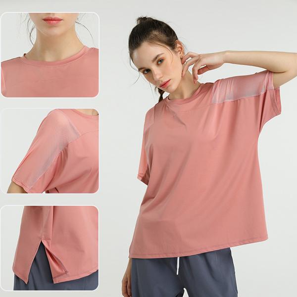 ヨガウェア トップス ロング レディース ホットヨガ スポーツウェア 体型カバー レディース Tシャツ 水着の上に着る tシャツ ストレッチ 吸汗速乾 送料無料 yokahuku003夢