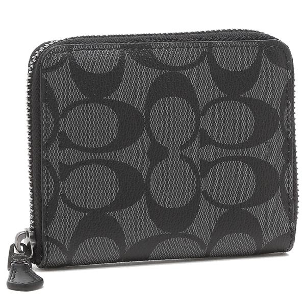 お気にいる コーチ 折財布 ミニ財布 アウトレット メンズ レディース Coach Qbo4g チャコール 24時間限定 Toscelikspecialsteel Com