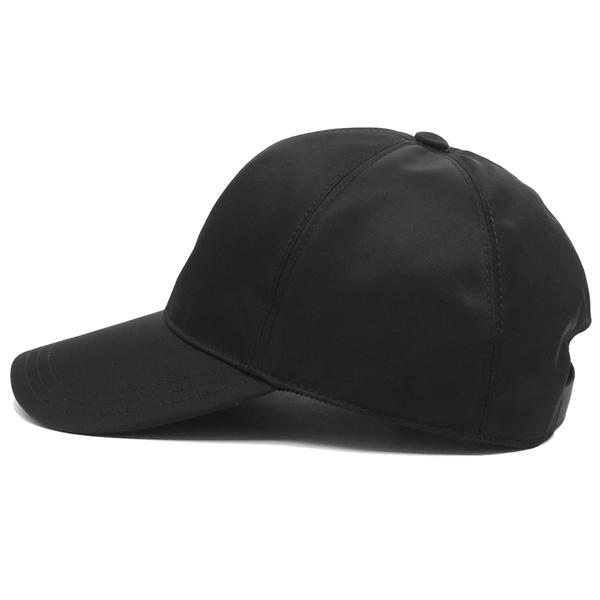 【返品OK】プラダ キャップ 帽子 テスート リナイロン トライアングルロゴ ブラック メンズ レディース PRADA 1HC274 2DMI
