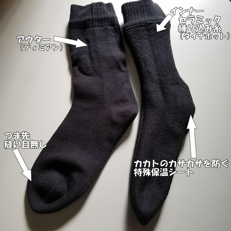 送料無料 日本製 二重編ソックス ヒールケア かかとひび割れケア 保湿 保温 防寒 靴下 メンズ Hc1026 アメニティ問屋1番お得 通販 Yahoo ショッピング