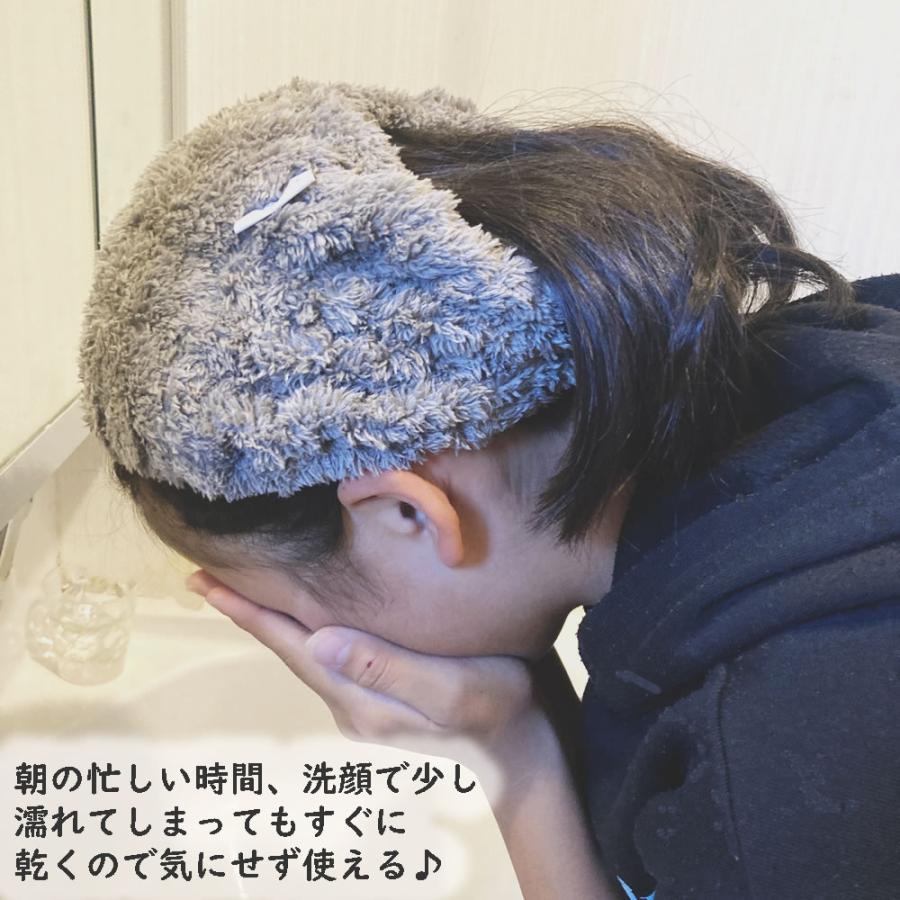 吸水ヘアバンド リストバンド セット マイクロファイバー なめらか