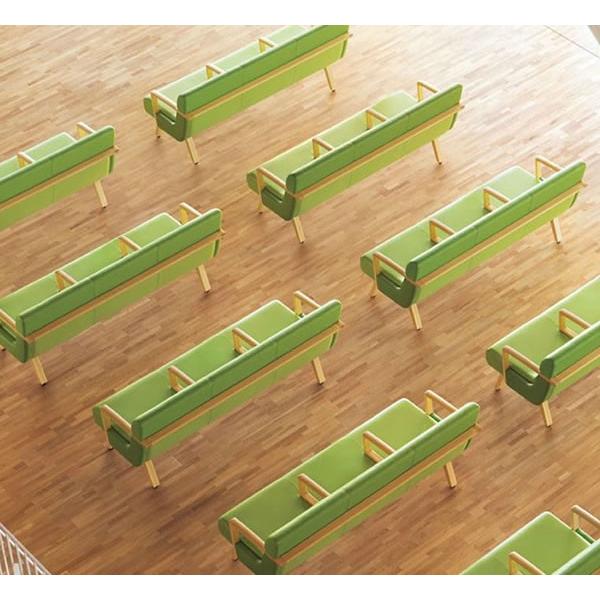 ニ人掛中肘付 ローバック 業務用家具：sofa/lobbyシリーズ★ コルエスト 送料無料 完成品 日本製_5