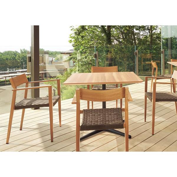 スタッキングチェア 肘付 屋外対応 業務用家具 送料無料 完成品_4