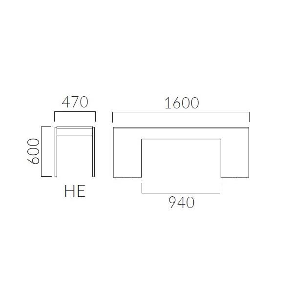 ベンチソファ ハイタイプ板座 業務用家具 送料無料 完成品_2