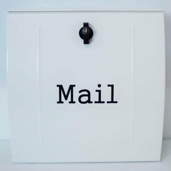 最短翌日発送可 (送料無料) 大容量 郵便ポスト 郵便受け 錆びにくい メールボックス スタンドタイプ 白色 ホワイト ステンレスポスト pm024s(white)