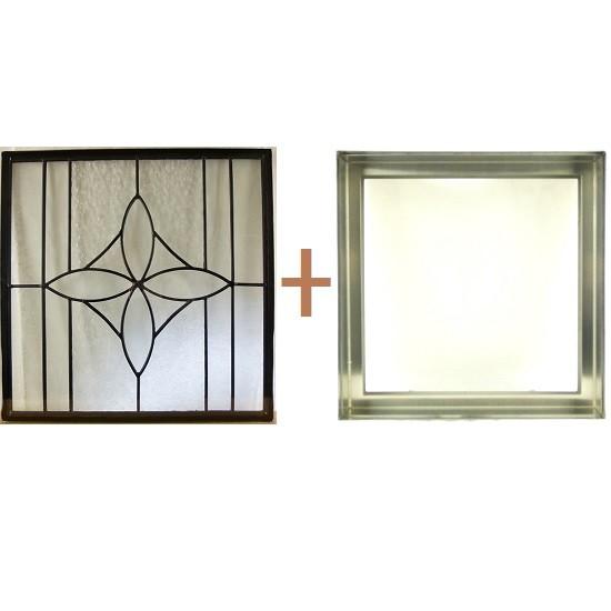 残りわずか ステンド グラス ステンドグラス ガラス 三層パネル窓ドア枠セット 50 Off Www Zsp1 Brzesko Edu Pl
