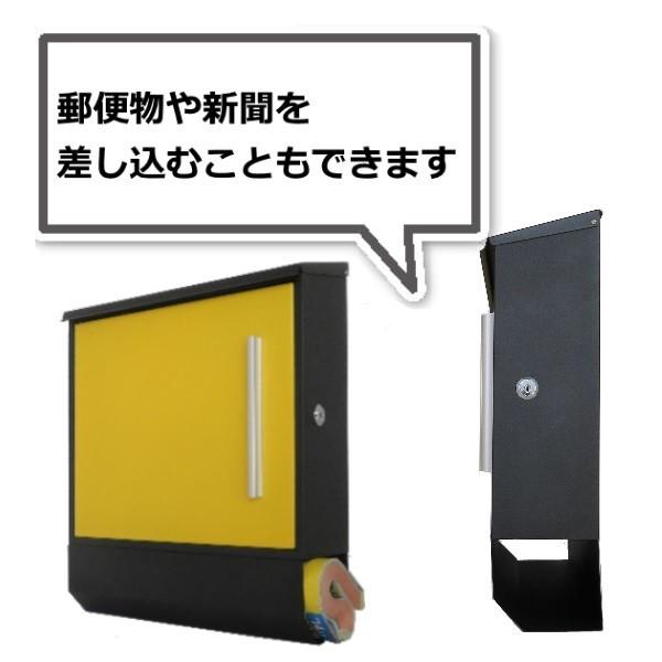 郵便ポストスタンド　郵便受けおしゃれ北欧大型メールボックス スタンド型鍵付マグネット付レッド 赤色ポストpm371s｜1bankanwebshop｜12