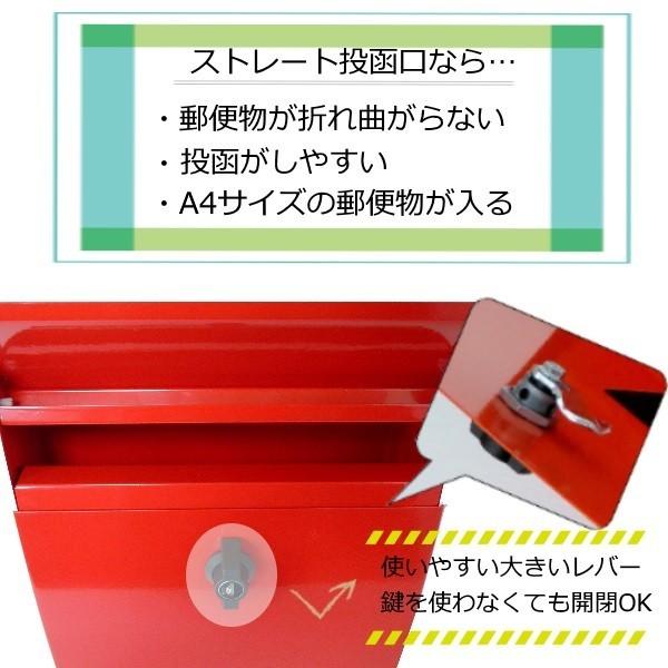 送料無料)郵便ポスト 郵便受け 錆びにくい メールボックス壁掛け