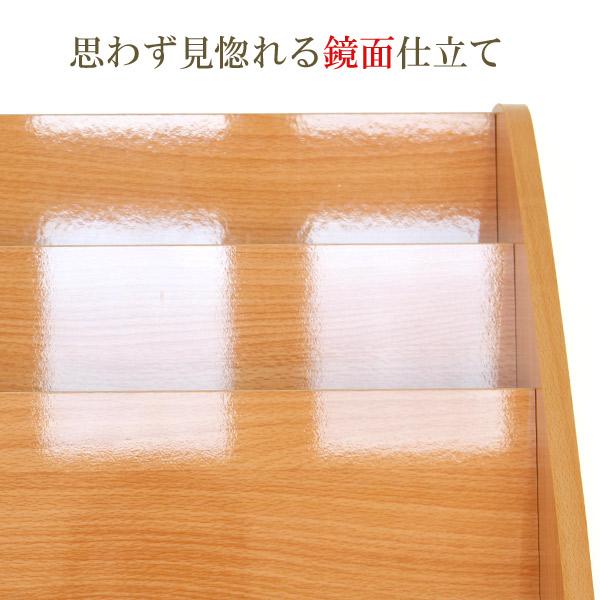 [Pixi] ピクシー 幅55cm 奥行35cm ブラウン 本棚 書棚 本棚 木製 シェルフ 光沢 おしゃれ かわいい 可愛い 北欧 業務用 マガジンラック 新聞 雑誌ラック_2