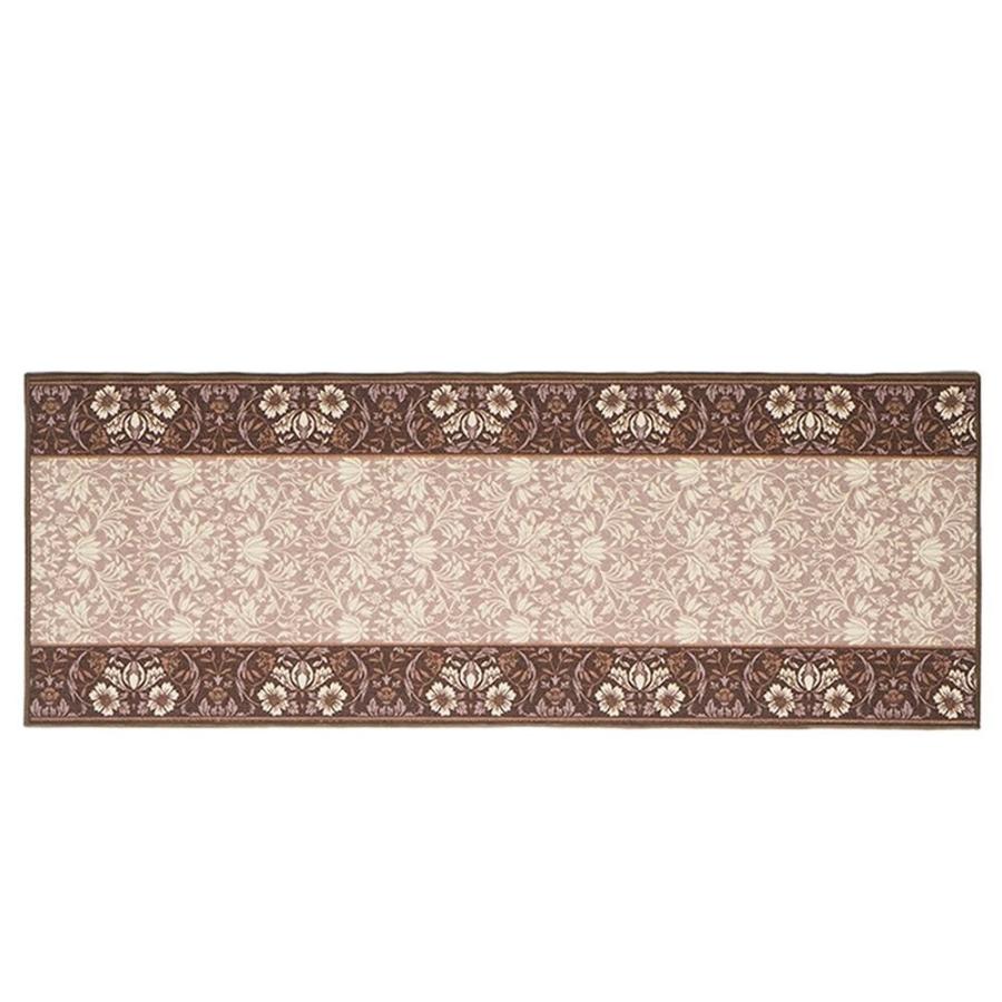 タフトプリント廊下敷き エレガンス ブラウン 約67×540cm 240616744