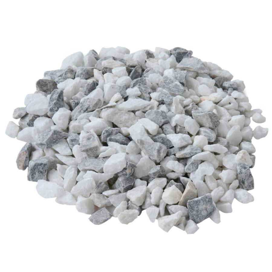 NXstyle 庭園敷砂利 プレシャスグラベル グレー＆ホワイト 約100kg PG-G10