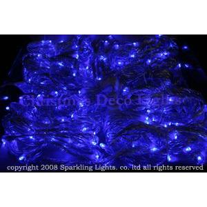 [代引不可]LED、ウオーターフォールカーテン(ナイアガラ)、上下方向点滅、プロ仕様(V3)、256球、ブルー [代引不可]の画像