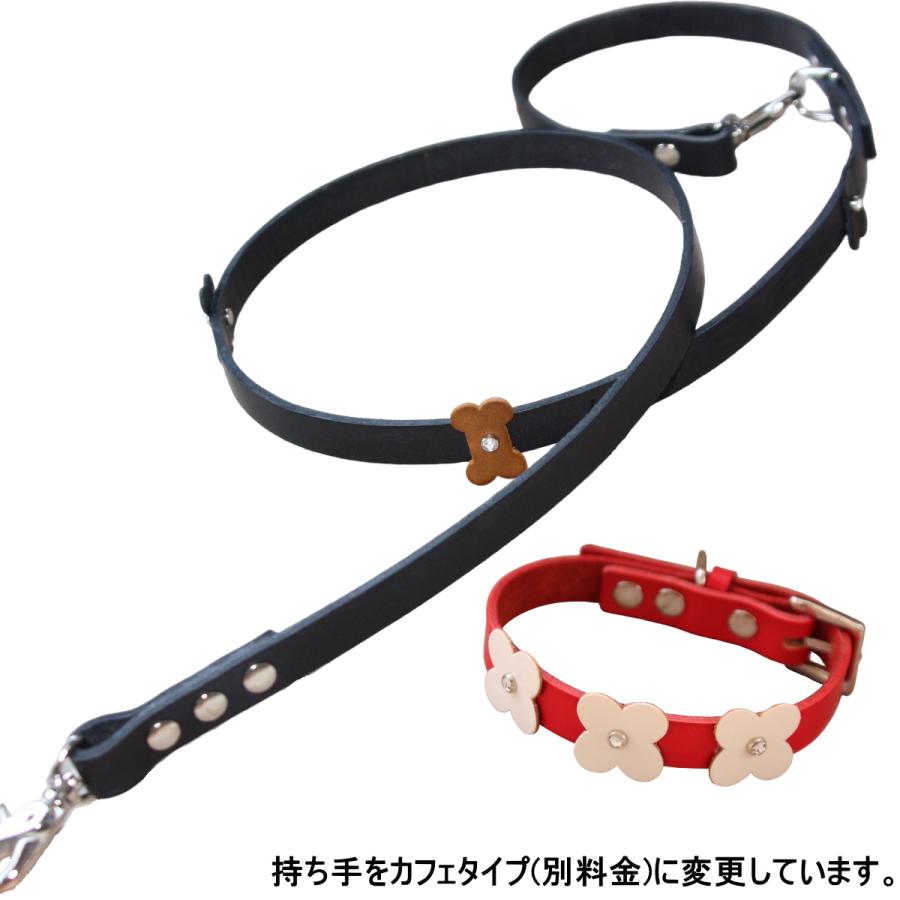 犬 革 首輪 リードセット 名前入り 本革 マルチ リード 首輪セット