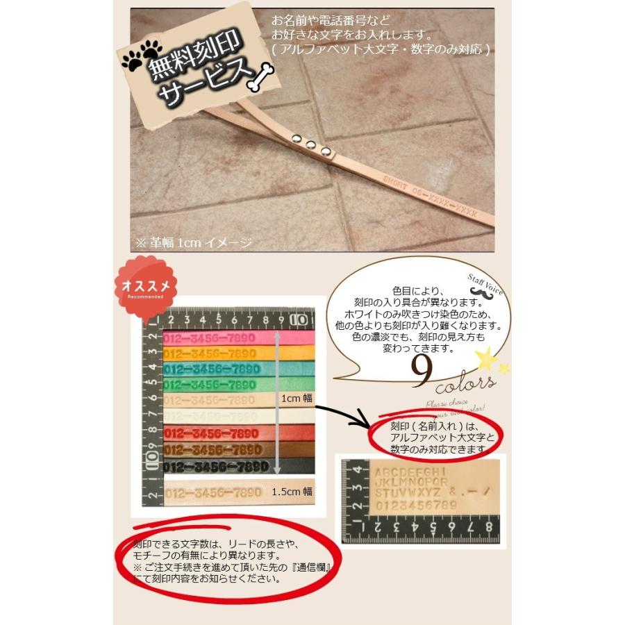 犬 革 首輪 リードセット 名前入り 本革 コンビ HTM リード 首輪セット 超小型 ~ 小型犬 犬首輪 迷子札 レザー 牛革 日本製/ | ブランド登録なし | 12